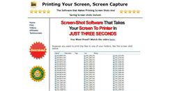 Desktop Screenshot of printingyourscreen.com