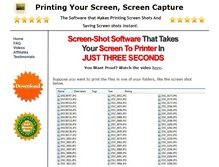 Tablet Screenshot of printingyourscreen.com